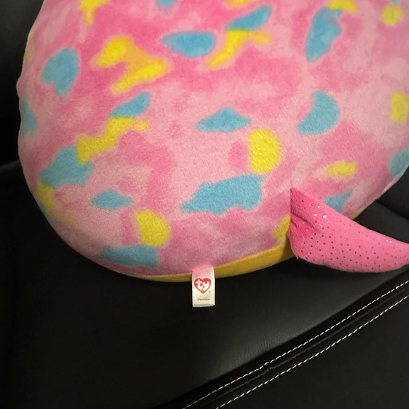 Ty Fantasia Squish a boos Unicorn Plush Stuff Toy Multicolor NWOT - Picture 2 of 3